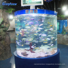 acrylic glass for aquarium Big clear cylinder acrylic aquarium fish tank